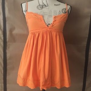 Flowy Tank Top, Orange